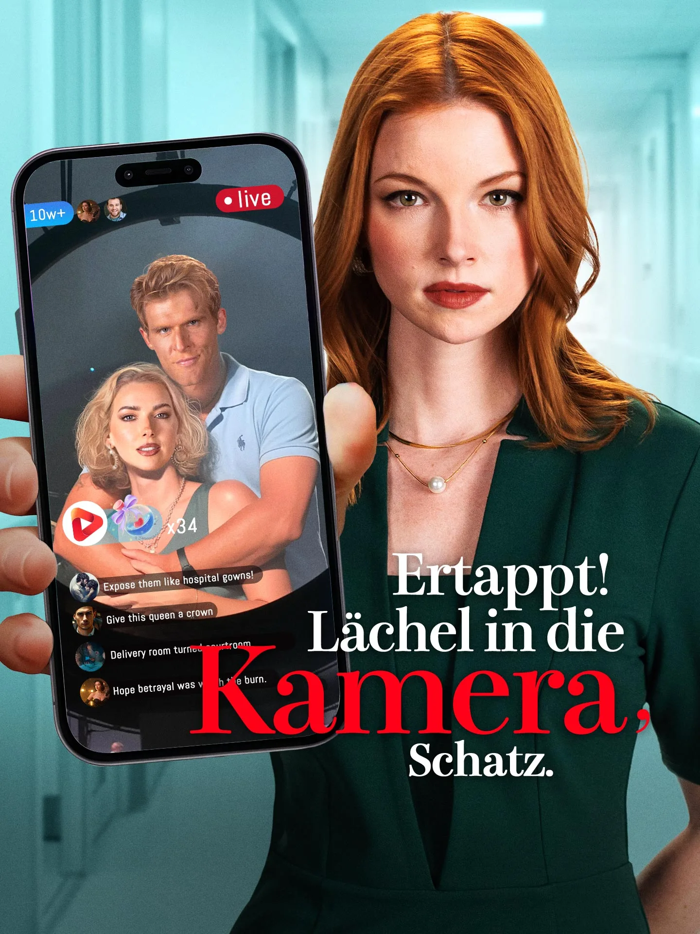 Ertappt! Lächel in die Kamera, Schatz