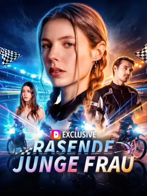 Rasende junge Frau